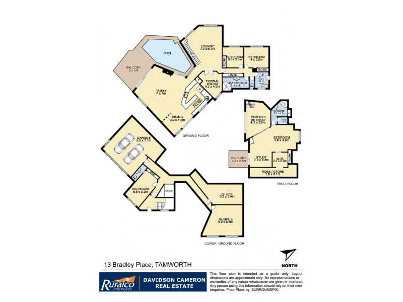 13 Bradley Place, Tamworth NSW 2340 Floorplan