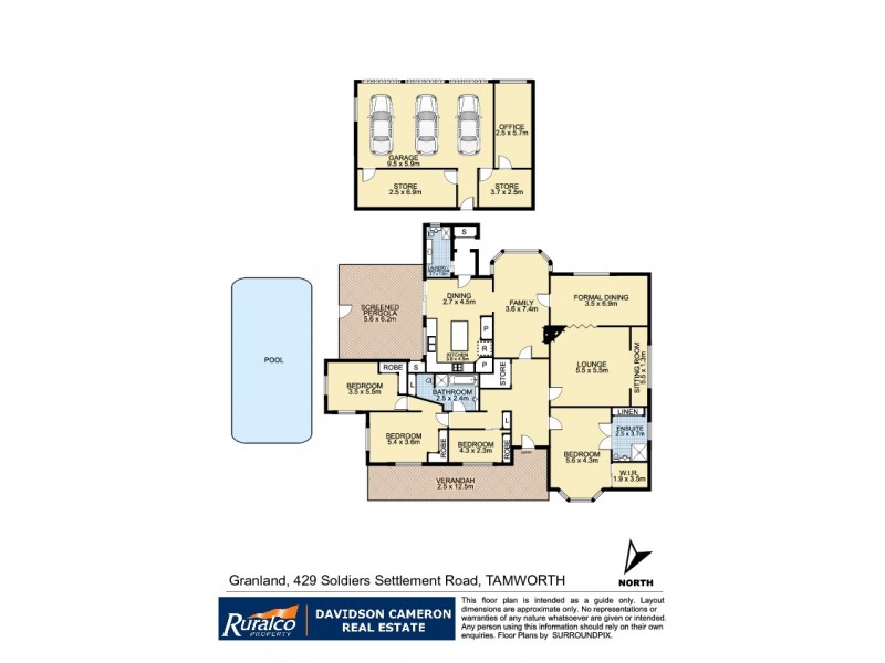 Granland Park 429 Soldiers Settlement Road, Tamworth NSW 2340 Floorplan
