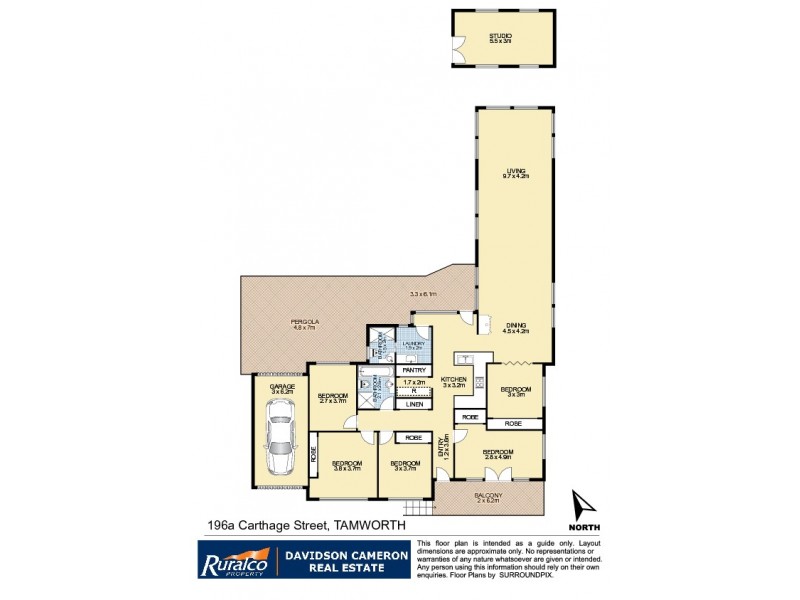 196A Carthage Street, Tamworth NSW 2340 Floorplan