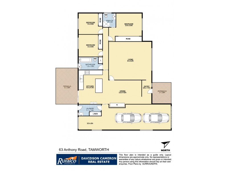 63 Anthony Road, Tamworth NSW 2340 Floorplan