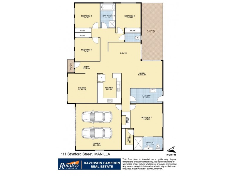 111 Strafford Street, Manilla NSW 2346 Floorplan