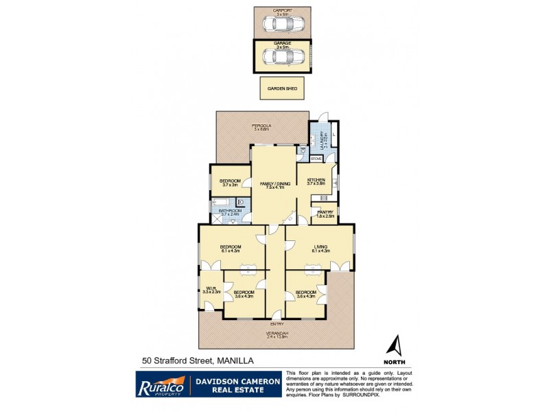 50 Strafford Street, Manilla NSW 2346 Floorplan