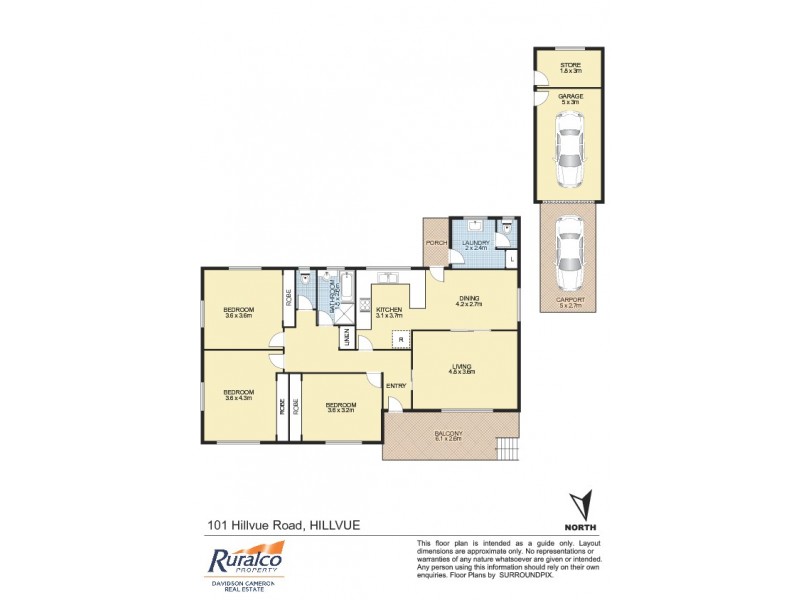 101 Hillvue Road, Tamworth NSW 2340 Floorplan