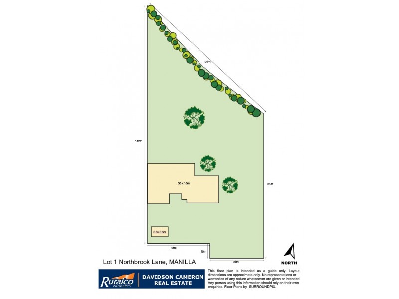 Lot 1 Northbrook Lane, Manilla NSW 2346 Floorplan