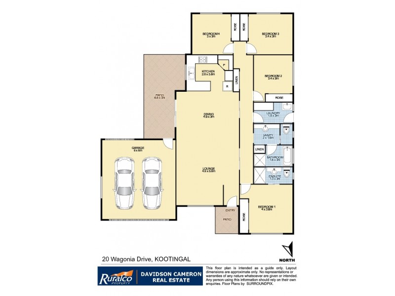 20 Wagonia Drive, Kootingal NSW 2352 Floorplan