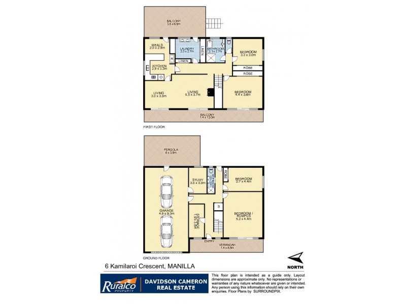 6 Kamilaroi Crescent, Manilla NSW 2346 Floorplan