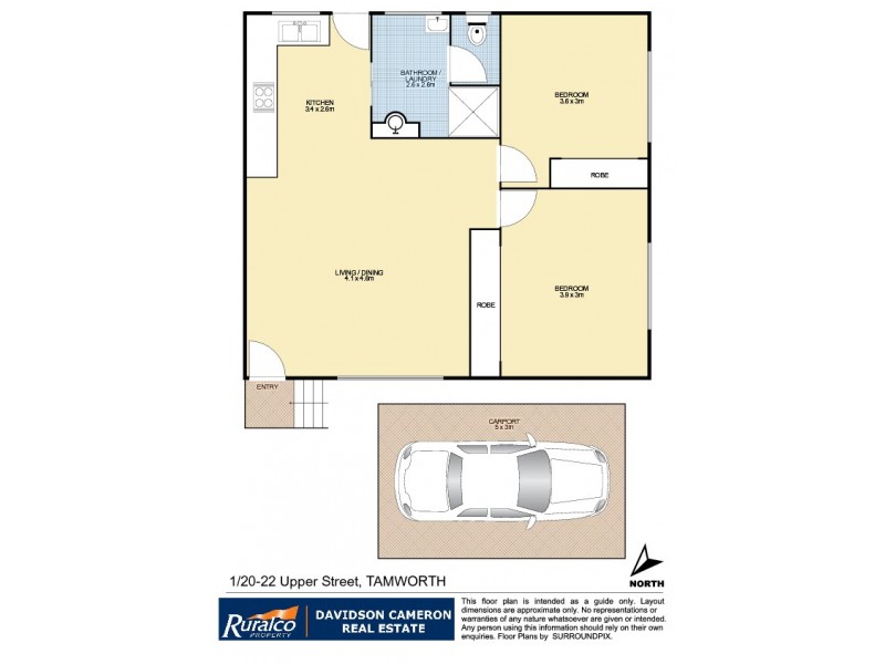 Unit 1, 20-22 Upper Street, Tamworth NSW 2340 Floorplan