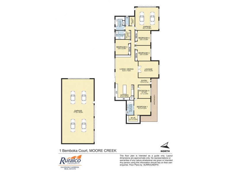 1 Bemboka Court, Tamworth NSW 2340 Floorplan