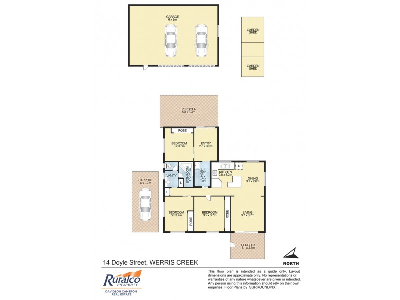 14 Doyle Street, Werris Creek NSW 2341 Floorplan