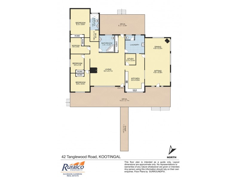 “Balaka” 42 Tanglewood Road, Kootingal NSW 2352 Floorplan