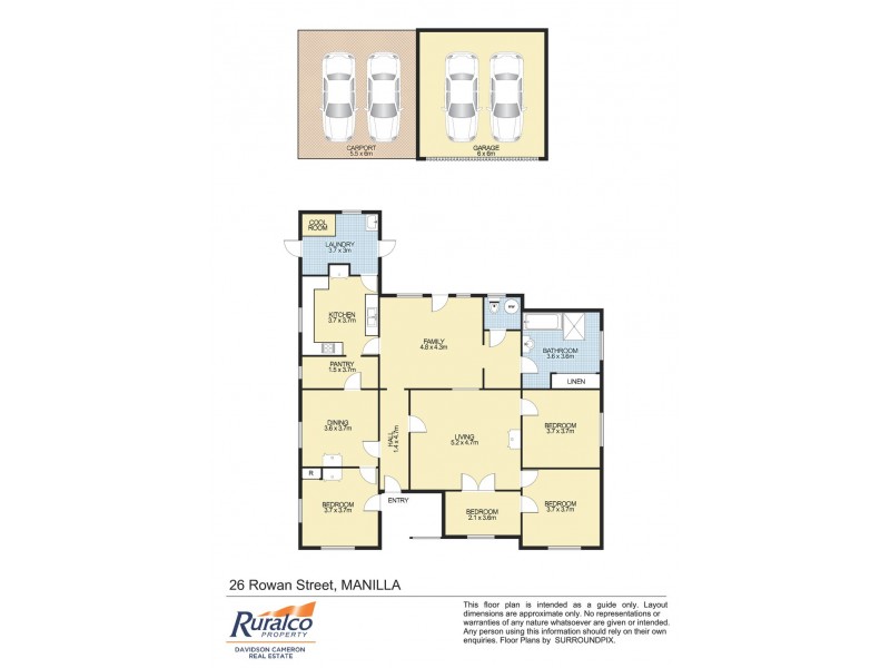 26 Rowan Street, Manilla NSW 2346 Floorplan