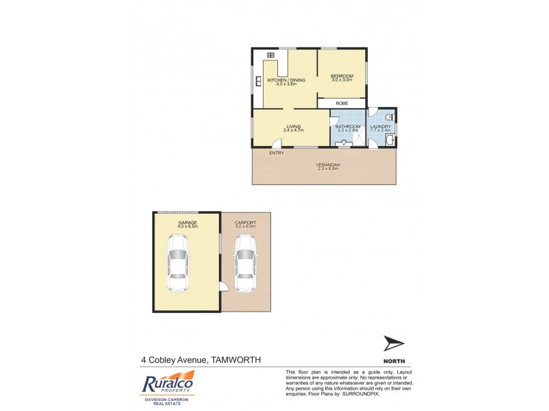 4 Cobley Avenue, Tamworth NSW 2340 Floorplan