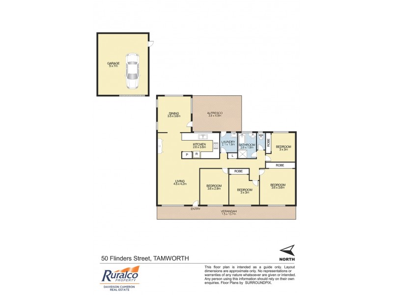 50 Flinders Street, Tamworth NSW 2340 Floorplan