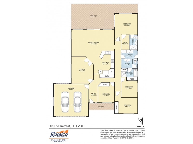 43 The Retreat, Tamworth NSW 2340 Floorplan