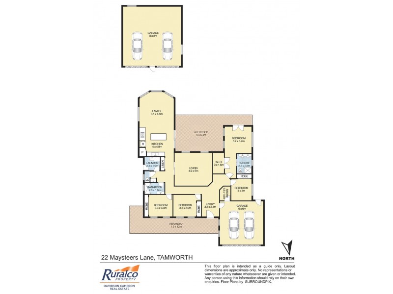 22 Maysteers Lane, Tamworth NSW 2340 Floorplan