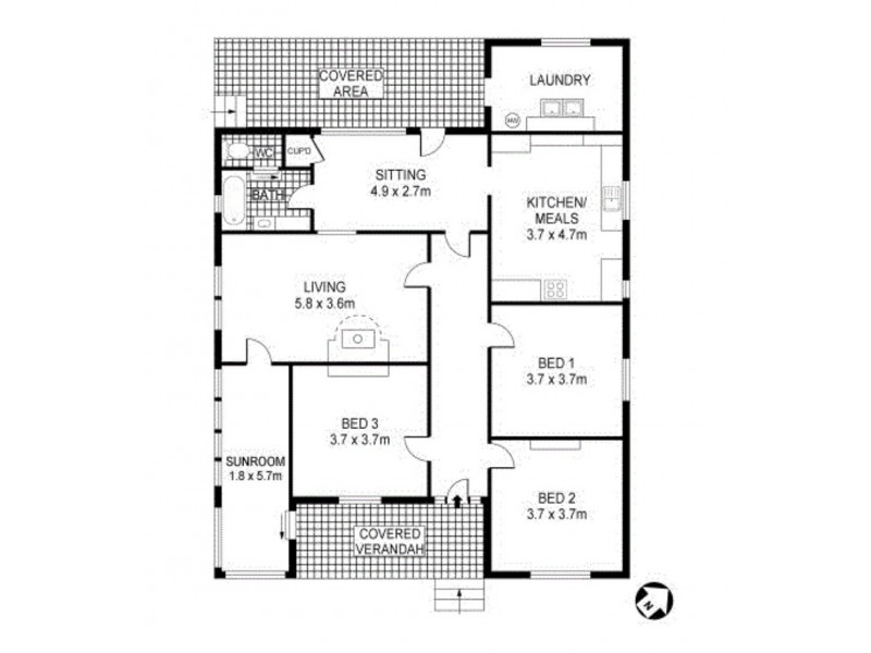 160 Brisbane Street, East Tamworth NSW 2340 Floorplan