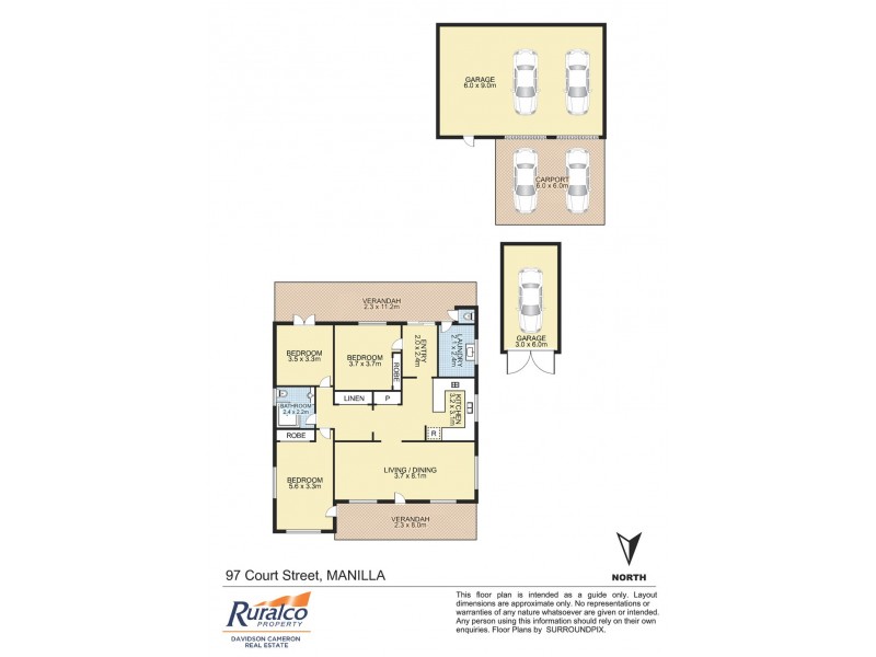 97 Court Street, Manilla NSW 2346 Floorplan