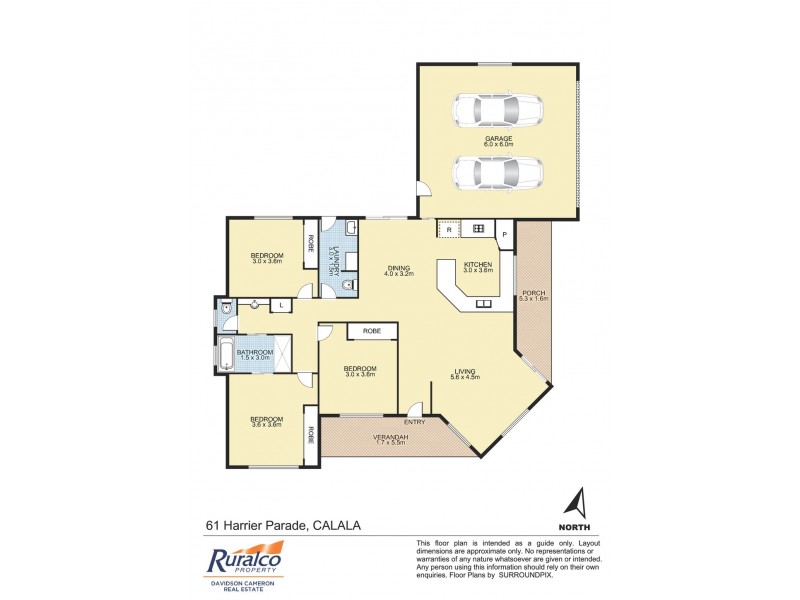 61 Harrier Parade, Tamworth NSW 2340 Floorplan