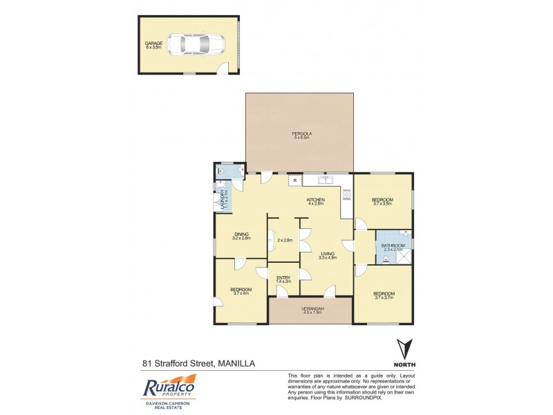 81 Strafford Street, Manilla NSW 2346 Floorplan