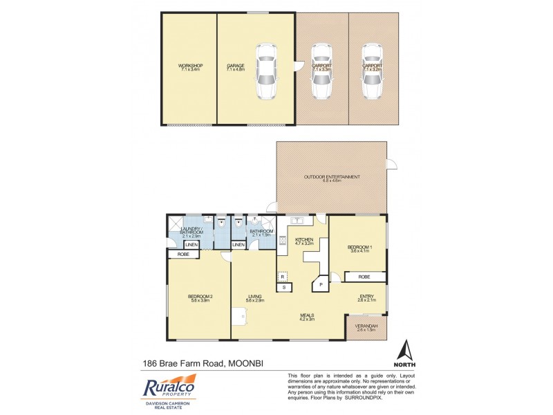 186 Braefarm Road, Moonbi NSW 2353 Floorplan