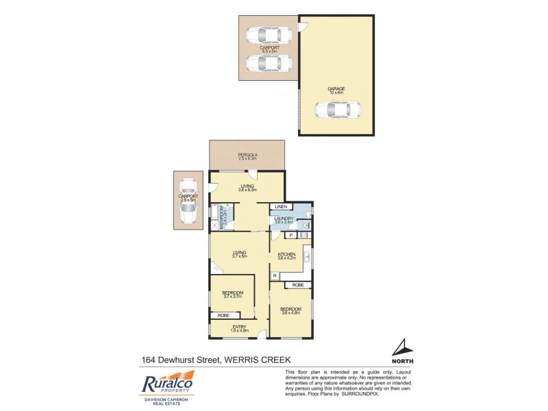 164 Dewhurst Street, Werris Creek NSW 2341 Floorplan
