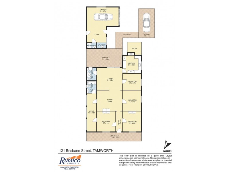 121 Brisbane Street, Tamworth NSW 2340 Floorplan