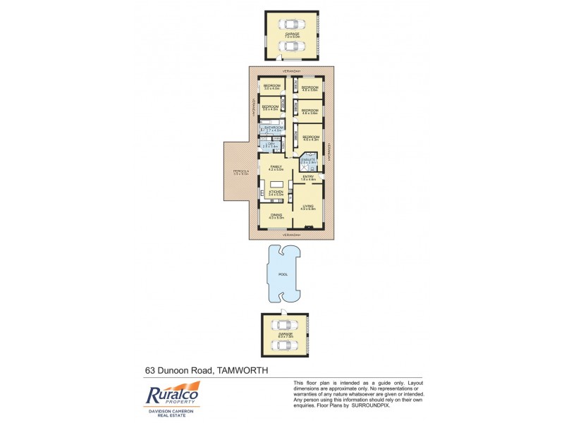 63 Dunoon Road, Tamworth NSW 2340 Floorplan