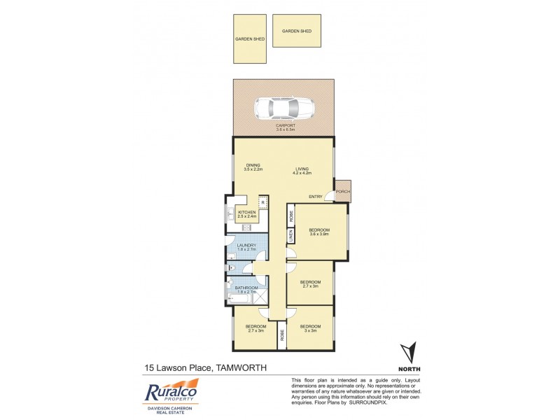 15 Lawson Place, Tamworth NSW 2340 Floorplan