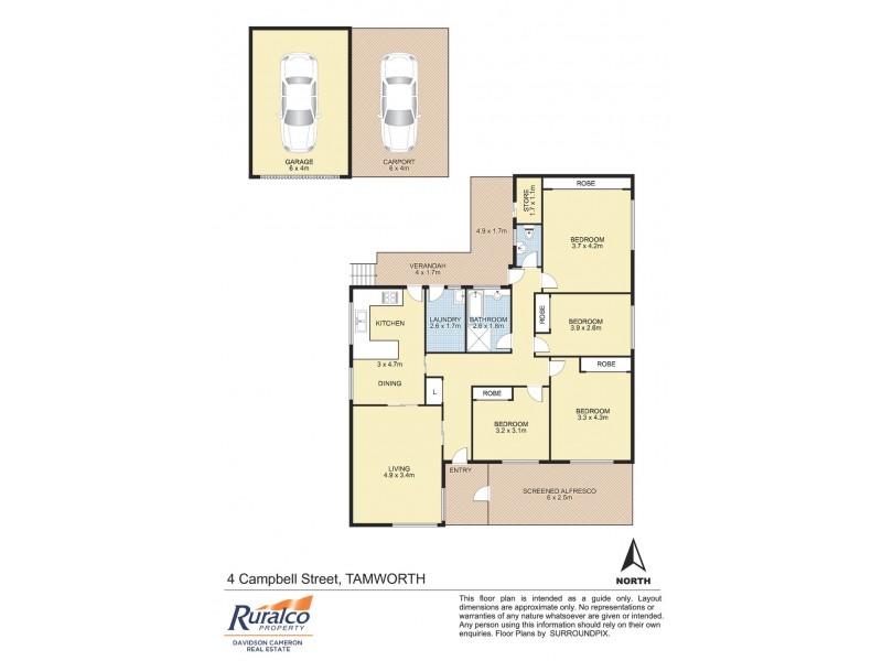 4 Campbell Street, Tamworth NSW 2340 Floorplan