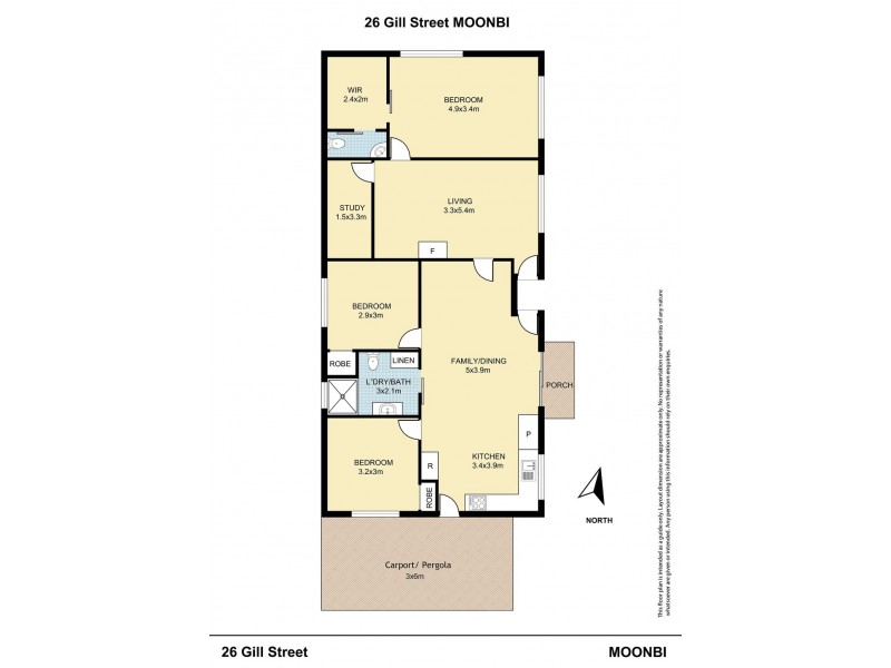 26 Gill Street, Moonbi NSW 2353 Floorplan