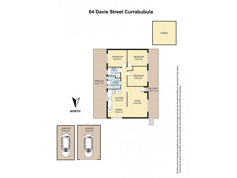 64 Davis Street, Currabubula NSW 2342 Floorplan