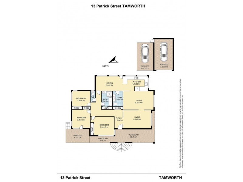 13 Patrick Street, Tamworth NSW 2340 Floorplan