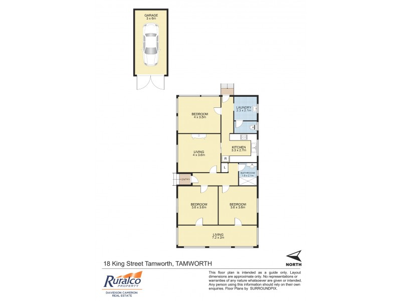 18 King Street, Tamworth NSW 2340 Floorplan