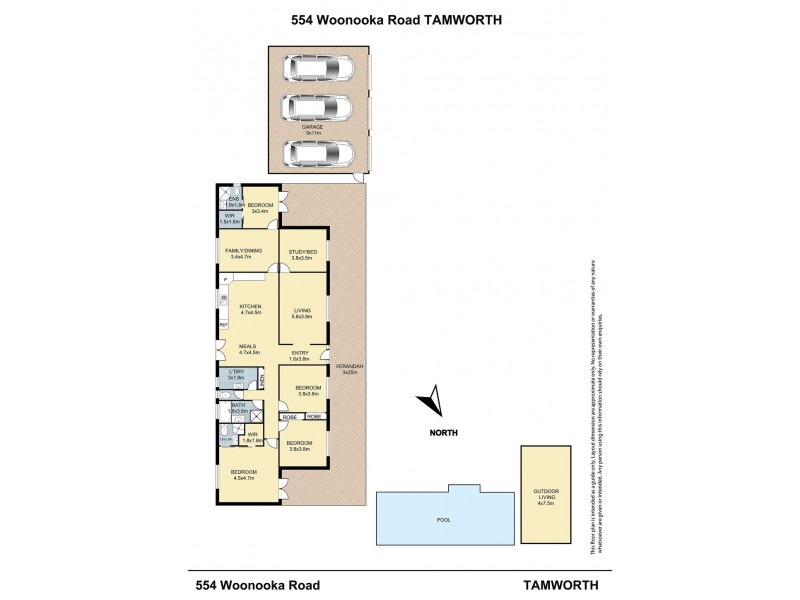 554 Woonooka Road, Tamworth NSW 2340 Floorplan