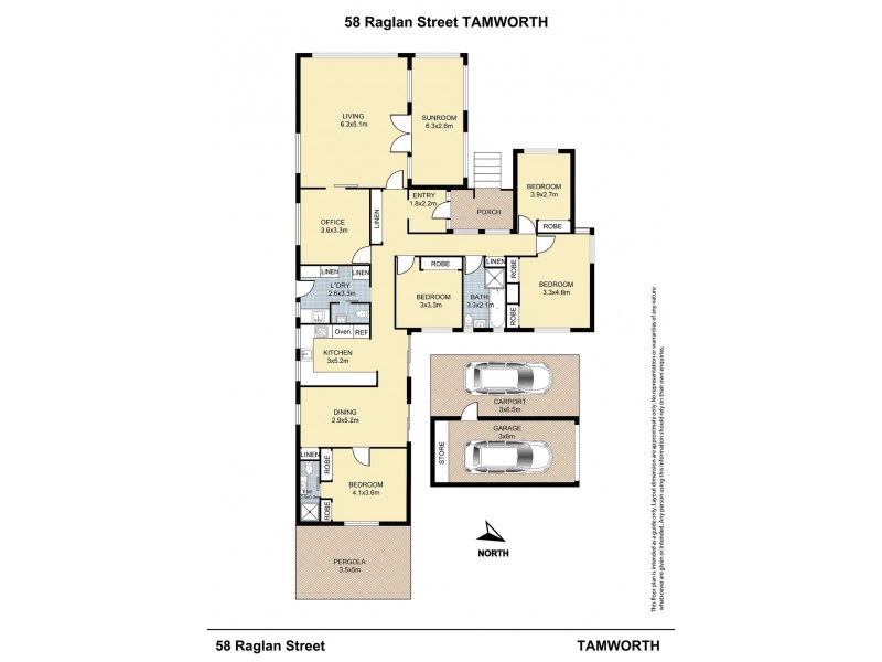 58 Raglan Street, Tamworth NSW 2340 Floorplan