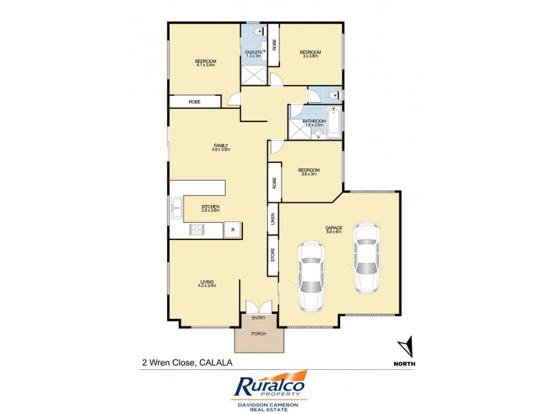 2 Wren Close, Tamworth NSW 2340 Floorplan