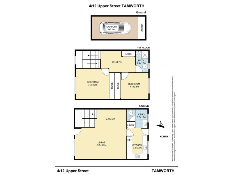4/12 Upper Street, Tamworth NSW 2340 Floorplan
