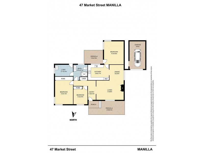 47 Market Street, Manilla NSW 2346 Floorplan