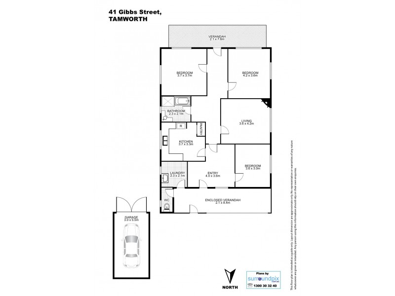 41 Gipps Street, Tamworth NSW 2340 Floorplan