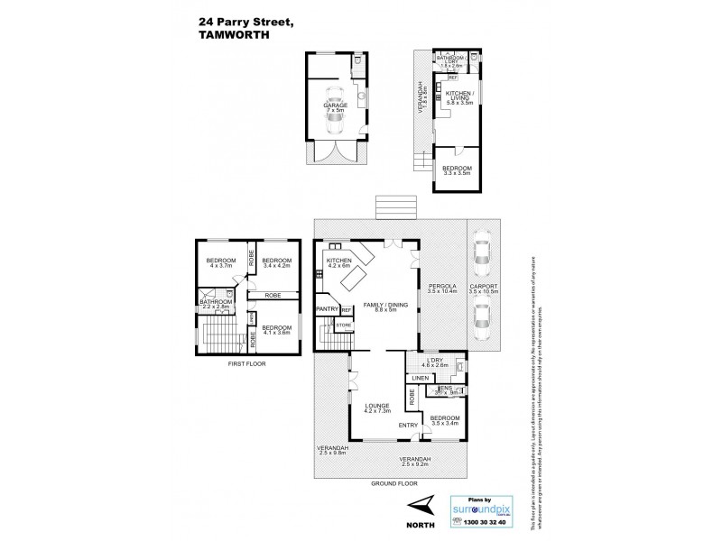 24 Parry Street, Tamworth NSW 2340 Floorplan