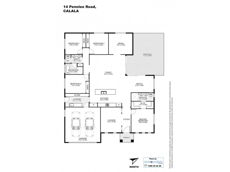 14 Penlee Road, Tamworth NSW 2340 Floorplan
