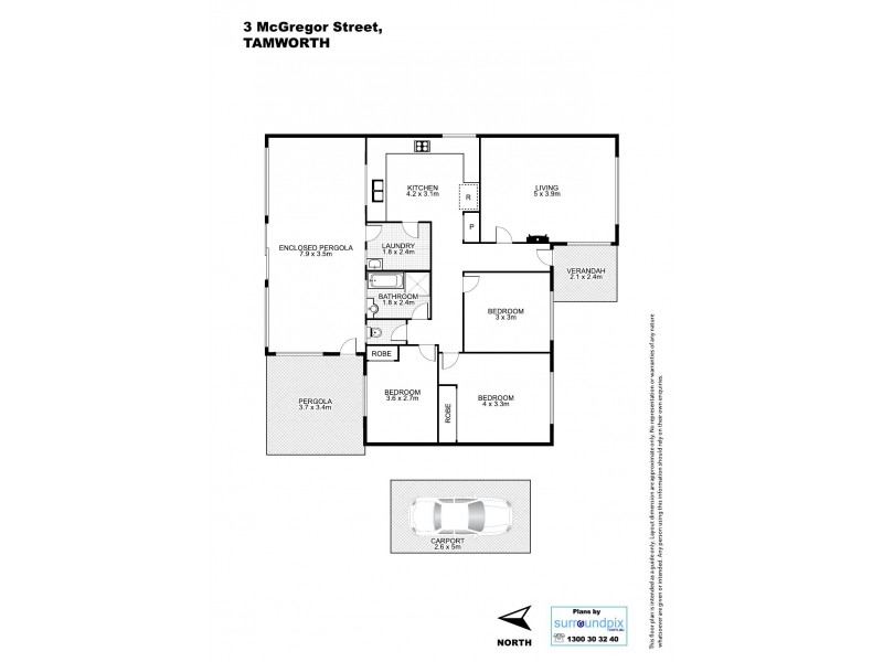 3 Macgregor Street, Tamworth NSW 2340 Floorplan
