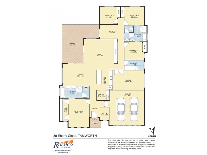 39 Ebony Close, Tamworth NSW 2340 Floorplan