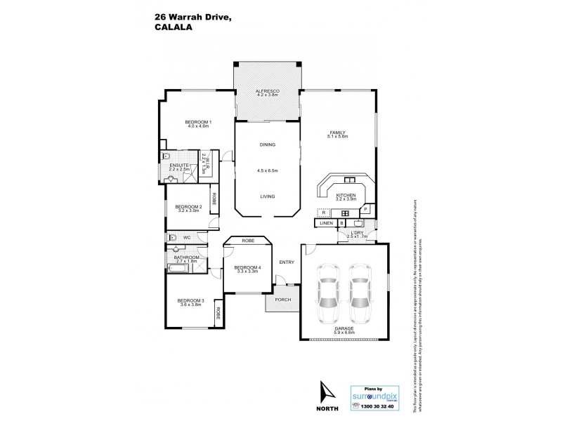 26 Warrah Drive, Calala NSW 2340 Floorplan