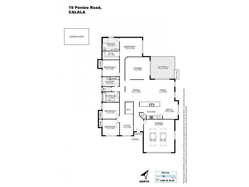 19 Penlee Road, Calala NSW 2340 Floorplan