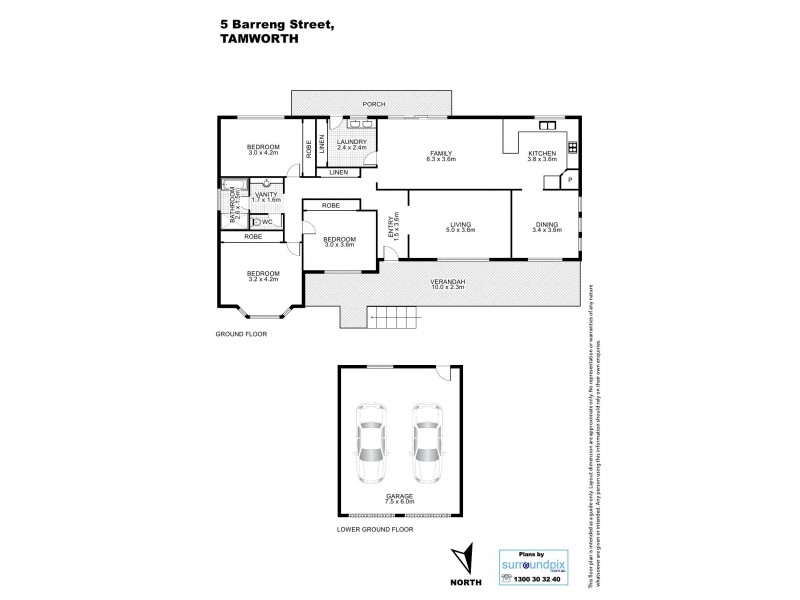 5 Barreng Street, Tamworth NSW 2340 Floorplan