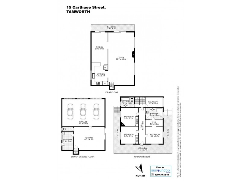 15 Carthage Street, Tamworth NSW 2340 Floorplan