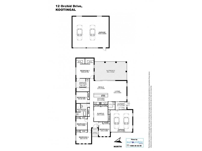 12 Orchid Drive, Kootingal NSW 2352 Floorplan