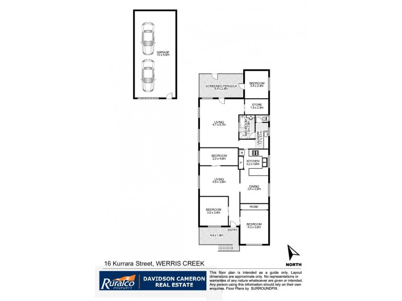 16 Kurrara Street, Werris Creek NSW 2341 Floorplan