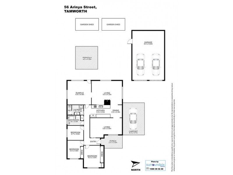 56 Arinya Street, Tamworth NSW 2340 Floorplan